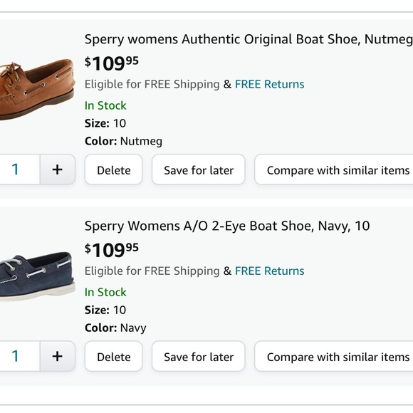 Sperry top siders, NIB SZ 10W - Picture 6 of 6